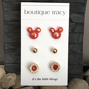 Trio Dainty Earrings IT’S THE LITTLE THINGS Card
